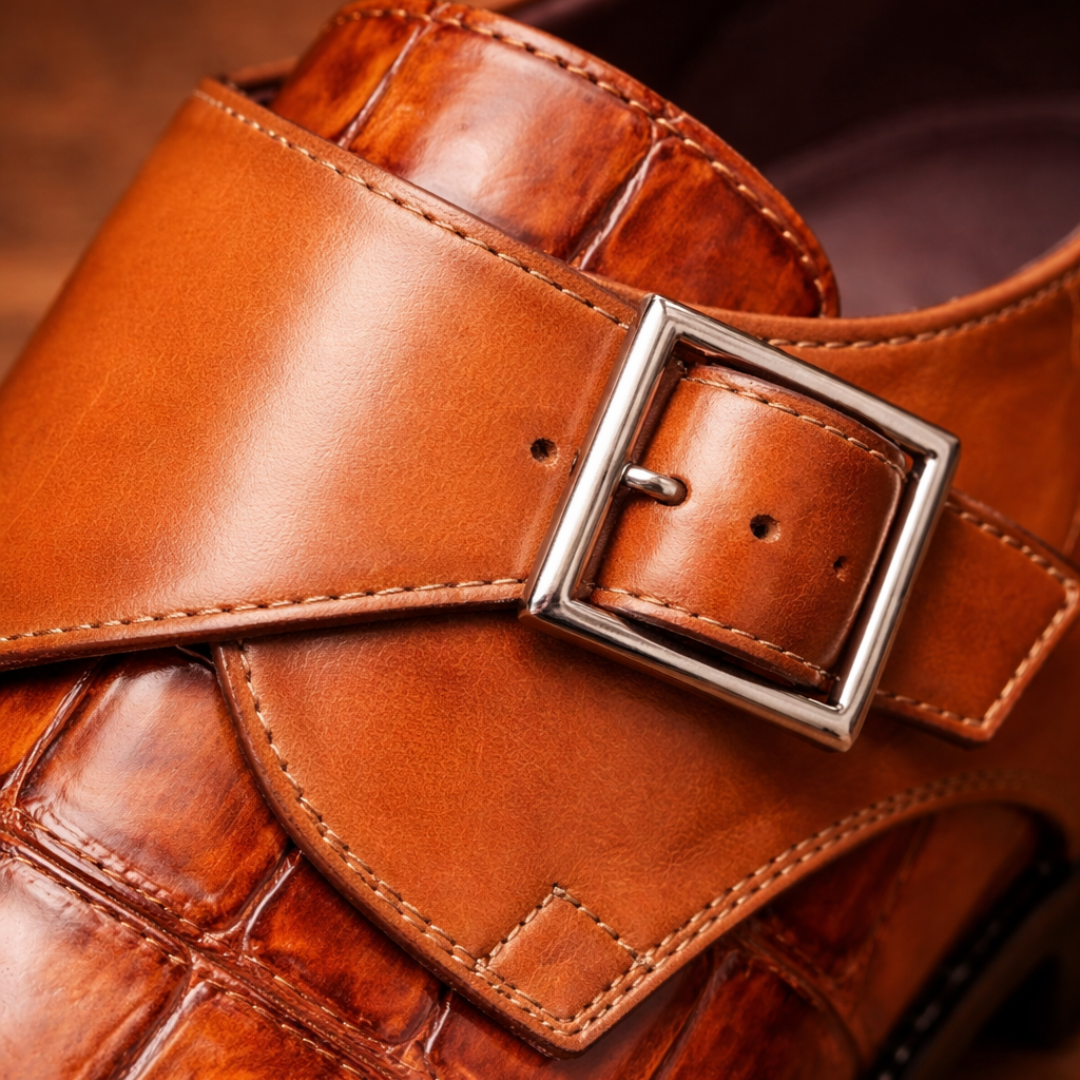 Leather Monk Shoes