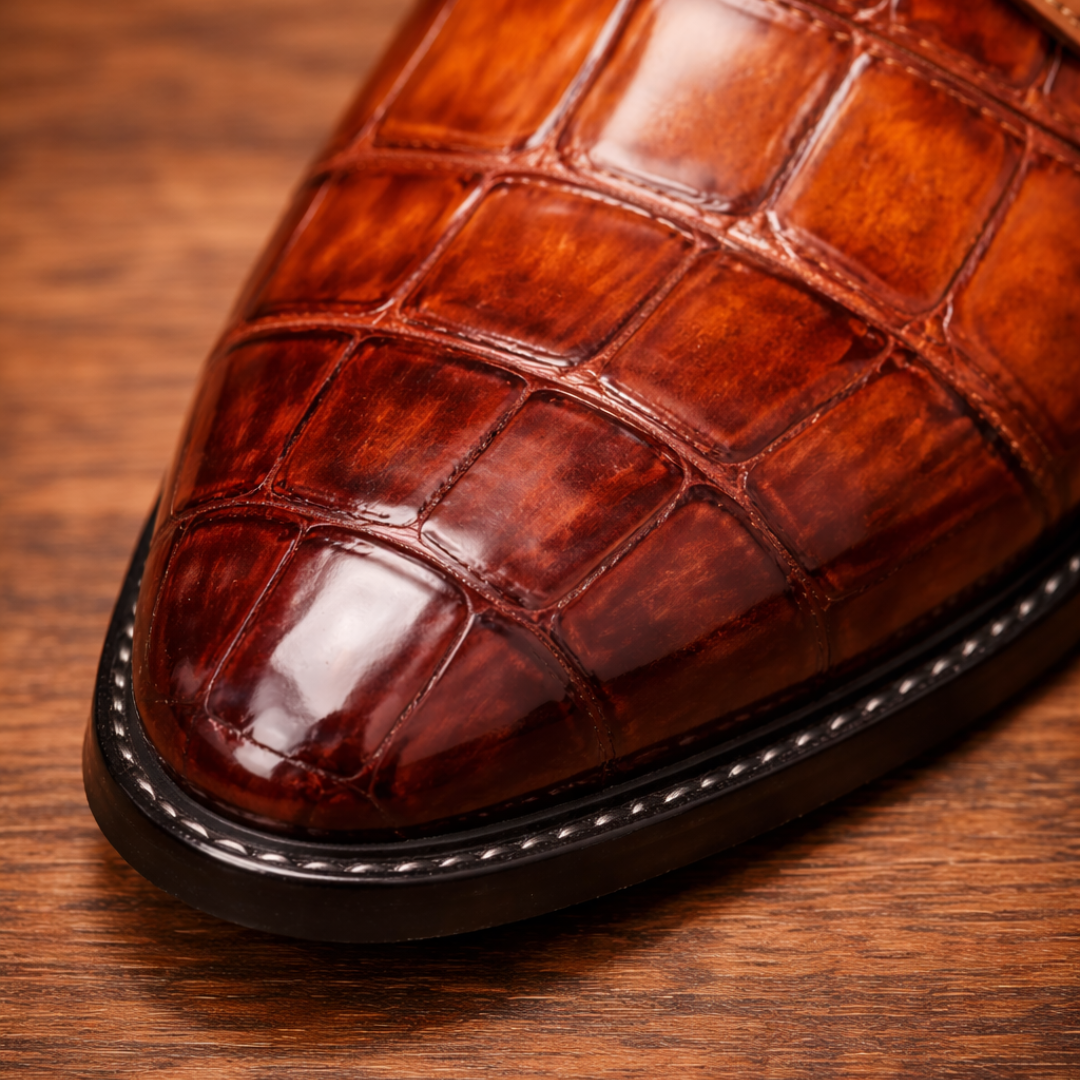 Leather Monk Shoes