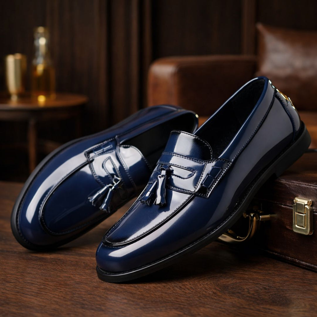 Gloss Tassel Loafers