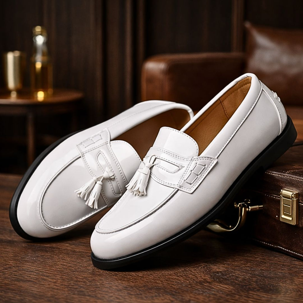 Gloss Tassel Loafers